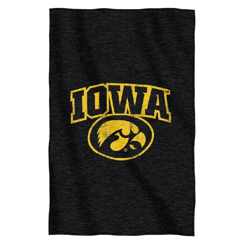 Rayon from bamboo blankets for a silky and breathable feelIowa Sweatshirt Throw Blanket Rayon from bamboo blankets for a silky and breathable feelIowa Sweatshirt Throw Blanket