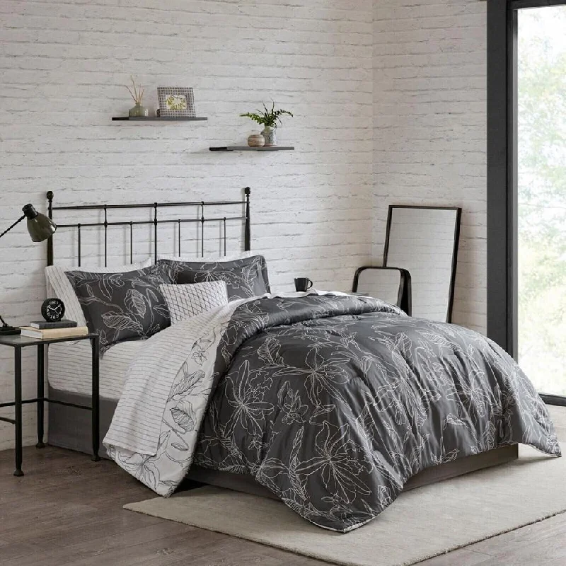 Wool blankets with natural warmth and insulationKing Reversible Comforter Set with Cotton Bed Sheets White/Charcoal Wool blankets with natural warmth and insulationKing Reversible Comforter Set with Cotton Bed Sheets White/Charcoal