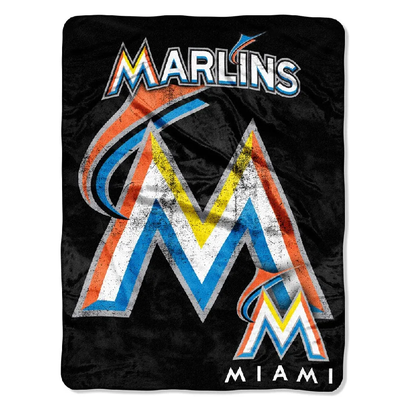 Chenille blankets with a thick and fuzzy textureMarlins Triple Play Micro Throw Blanket Chenille blankets with a thick and fuzzy textureMarlins Triple Play Micro Throw Blanket