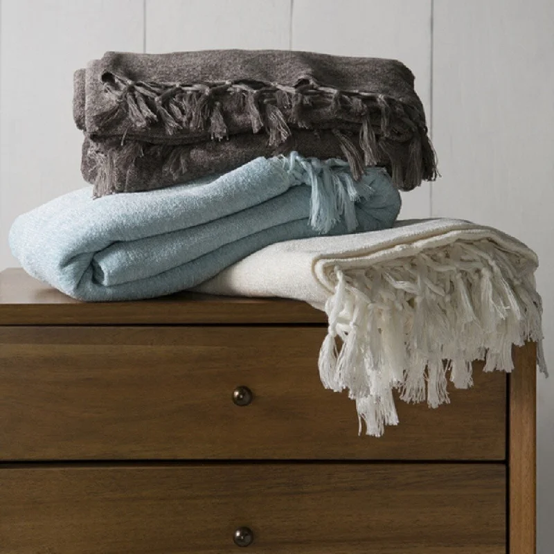 Chenille blankets with a thick and fuzzy textureNailsea Plush Wool/Cotton Throw (40" x 60") Chenille blankets with a thick and fuzzy textureNailsea Plush Wool/Cotton Throw (40" x 60")