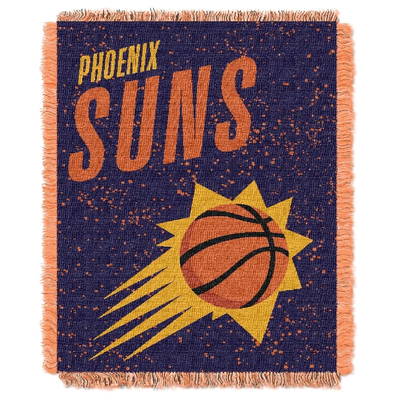 Microfiber blankets that are durable and easy to care forNBA 019 Suns Headliner Jacquard Throw