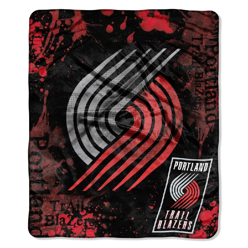 Queen - size blankets for standard - sized bedsNBA Raschel 0702 Trailblazers Drop Down Throw Queen - size blankets for standard - sized bedsNBA Raschel 0702 Trailblazers Drop Down Throw