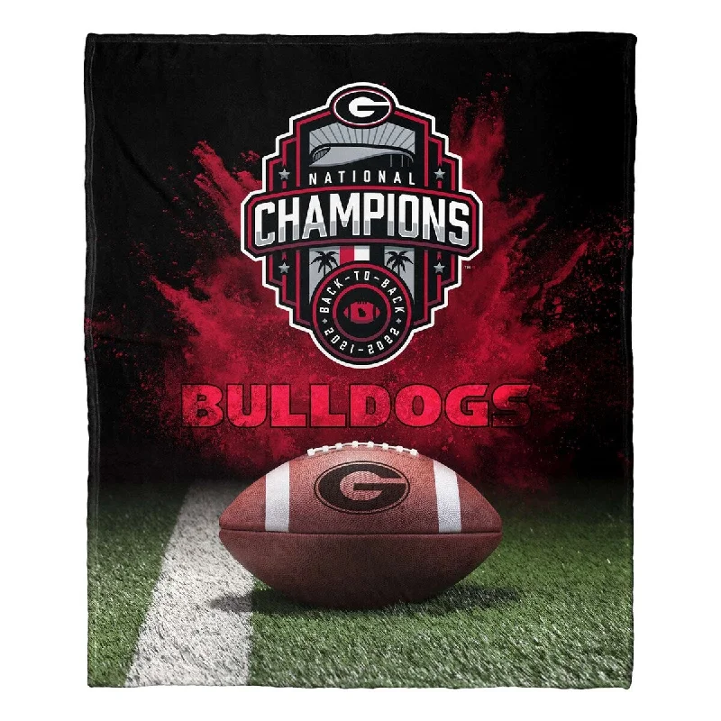 Cashmere blankets for ultimate softness and luxuryNCAA Georgia Bulldogs 2022 National Football Champions Silk Touch Throw Blanket