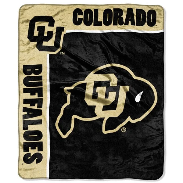 Recycled polyester blankets for an eco - conscious optionNCAA Raschel University of Colorado Buffaloes School Spirit Throw Recycled polyester blankets for an eco - conscious optionNCAA Raschel University of Colorado Buffaloes School Spirit Throw