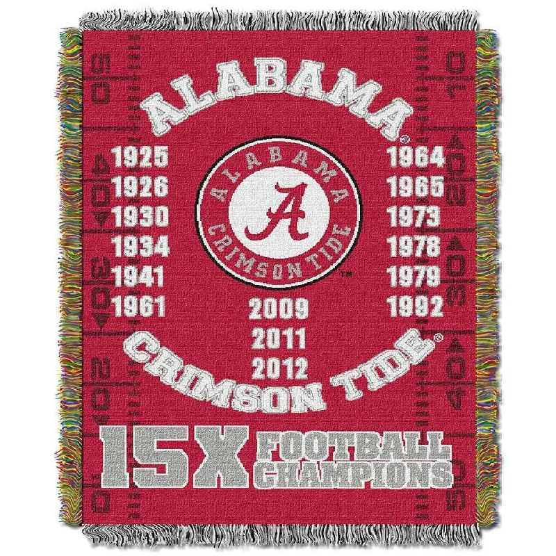 Queen - size blankets for standard - sized bedsNCAA University of Alabama Crimson Tide School Tapestry Throw Queen - size blankets for standard - sized bedsNCAA University of Alabama Crimson Tide School Tapestry Throw