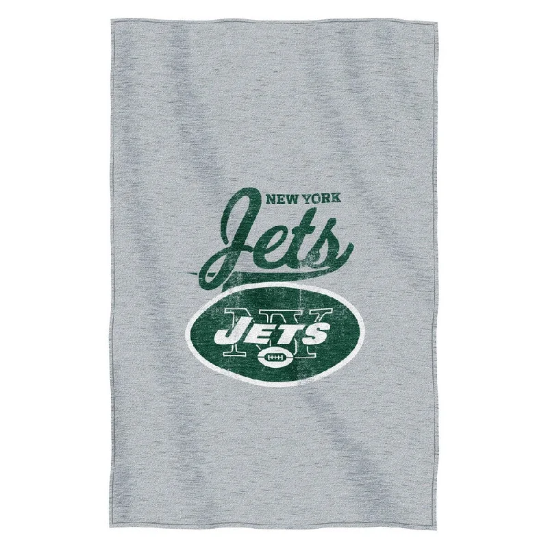 Silk blankets with a smooth and elegant touchNFL 100 Jets Sweatshirt Throw