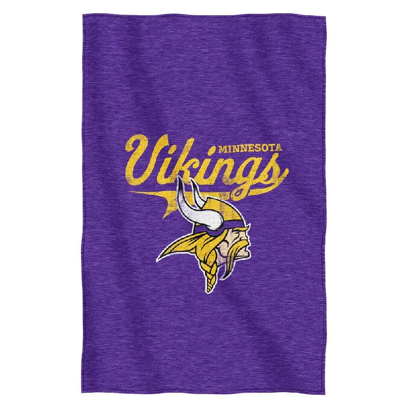 Linen blankets with a rustic and textured lookNFL 100 Vikings Sweatshirt Throw