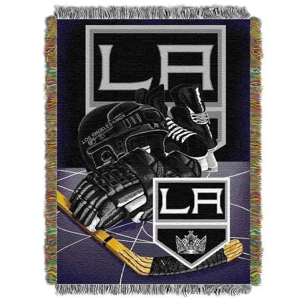 King - size blankets to cover large beds comfortablyNHL Los Angeles Kings Woven Tapestry Throw King - size blankets to cover large beds comfortablyNHL Los Angeles Kings Woven Tapestry Throw