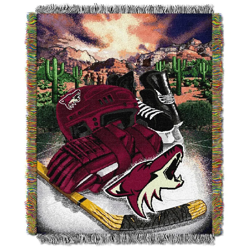 Linen blankets with a rustic and textured lookNHL Phoenix Coyotes Tapestry Throw