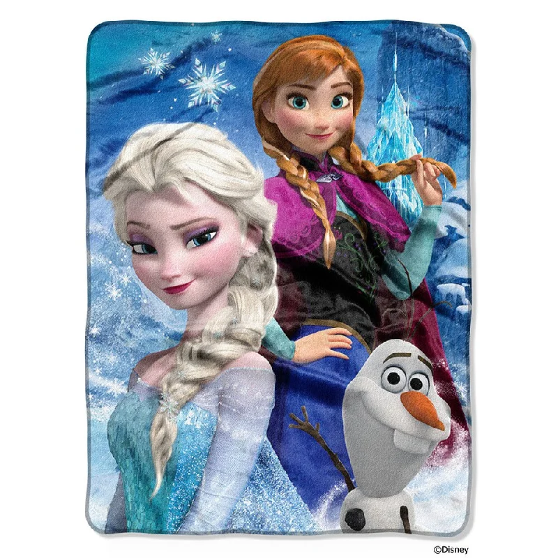 Rayon from bamboo blankets for a silky and breathable feelNorthwest Company Frozen Ice Castle Throw Blanket