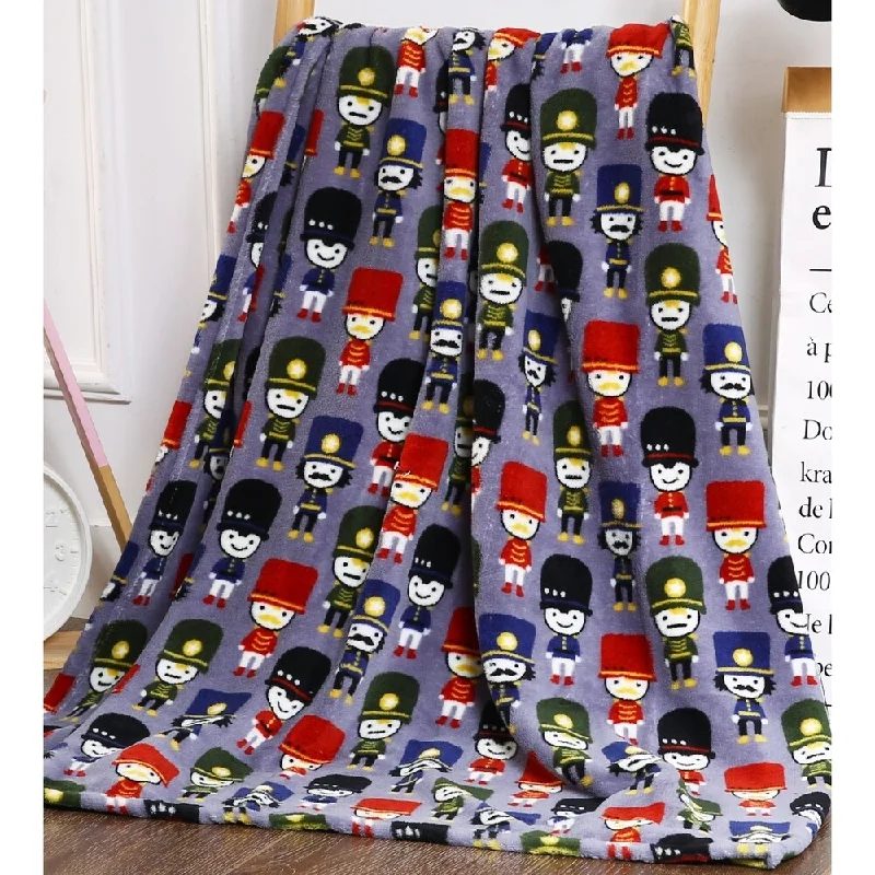 Silk blankets with a smooth and elegant touchNutcrackers Throw
