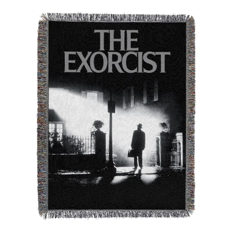 Cotton blankets for breathability and a lightweight feelThe Exorcist Expected Woven Tapestry Throw Cotton blankets for breathability and a lightweight feelThe Exorcist Expected Woven Tapestry Throw