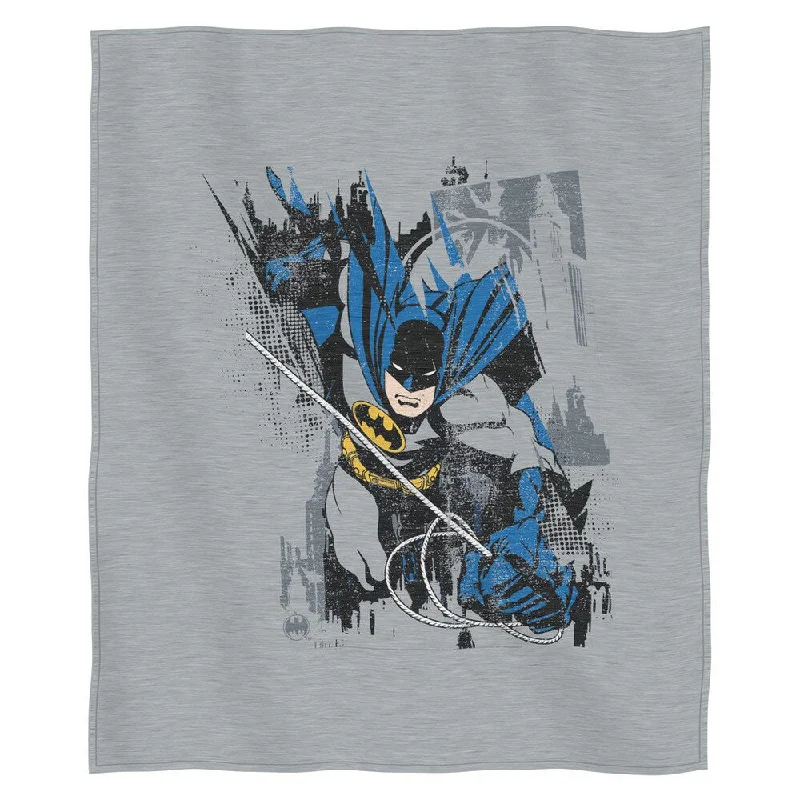 Acrylic blankets for a soft and affordable alternativeThe Northwest Co ENT 099 Batman 'Bat Jump' Multicolor Cotton and Polyester Sweatshirt Throw
