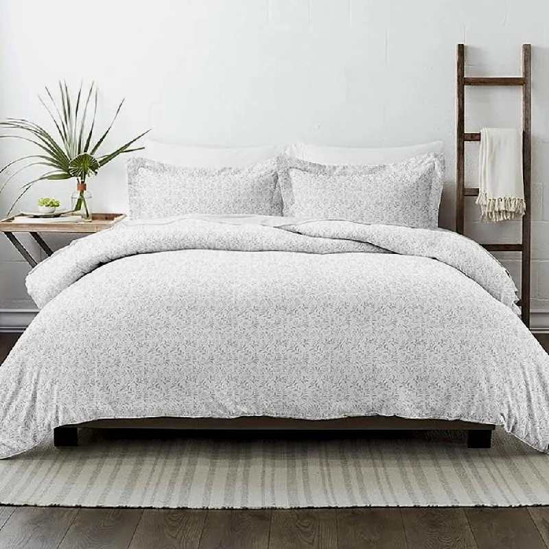 King - size blankets to cover large beds comfortably3pc King/Cal King Printed Duvet Cover Set Burst of Vines/Light Gray King - size blankets to cover large beds comfortably3pc King/Cal King Printed Duvet Cover Set Burst of Vines/Light Gray