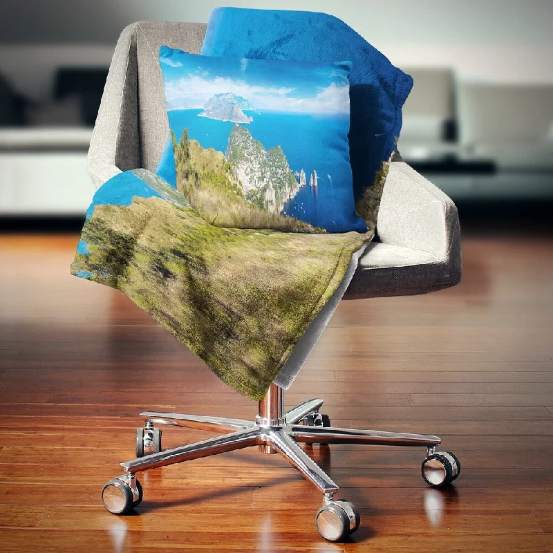 Microfiber blankets that are durable and easy to care forDesignart 'Capri Island in Italy' Photography Throw Blanket Microfiber blankets that are durable and easy to care forDesignart 'Capri Island in Italy' Photography Throw Blanket