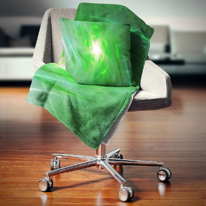 Microfiber blankets that are durable and easy to care forDesignart 'Light Green Fractal Whirlpool' Abstract Throw Blanket Microfiber blankets that are durable and easy to care forDesignart 'Light Green Fractal Whirlpool' Abstract Throw Blanket
