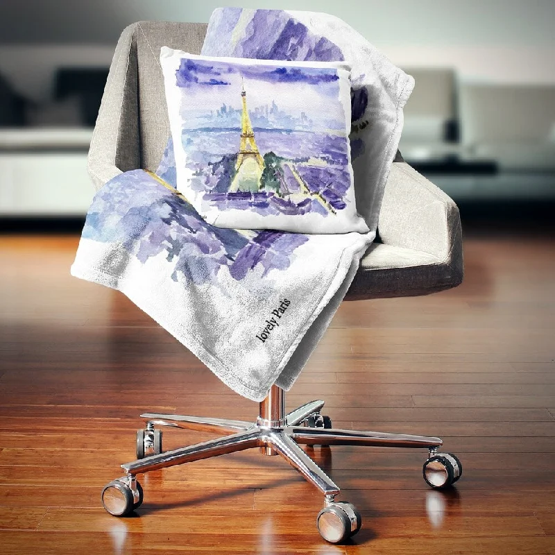 Alpaca wool blankets for a hypoallergenic and warm optionDesignart 'Paris Eiffel Toweron Blue Background' Contemporary Throw Blanket Alpaca wool blankets for a hypoallergenic and warm optionDesignart 'Paris Eiffel Toweron Blue Background' Contemporary Throw Blanket