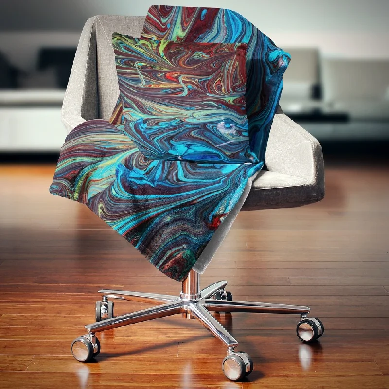 Alpaca wool blankets for a hypoallergenic and warm optionDesignart 'Red Blue Abstract Acrylic Paint Mix' Abstract Throw Blanket Alpaca wool blankets for a hypoallergenic and warm optionDesignart 'Red Blue Abstract Acrylic Paint Mix' Abstract Throw Blanket