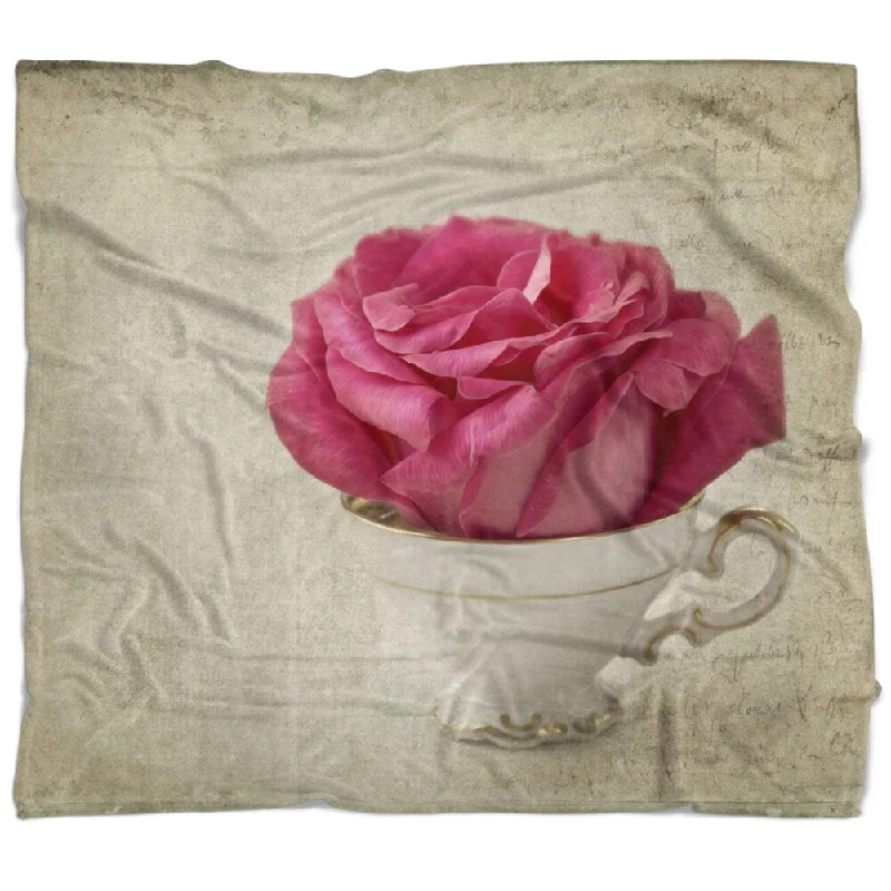 Acrylic blankets for a soft and affordable alternativeDesignart 'Red Rose in Cup Photography' Floral Throw Blanket Acrylic blankets for a soft and affordable alternativeDesignart 'Red Rose in Cup Photography' Floral Throw Blanket