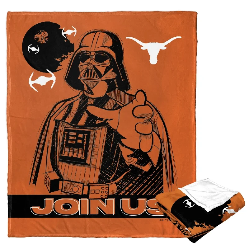 Silk blankets with a smooth and elegant touchNCAA Star Wars Cobranding Influence Texas Silk Touch Silk blankets with a smooth and elegant touchNCAA Star Wars Cobranding Influence Texas Silk Touch