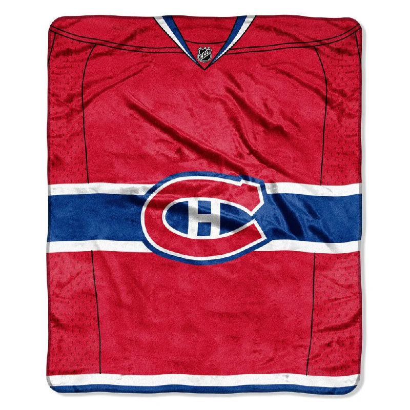 Rayon from bamboo blankets for a silky and breathable feelNHL 701 Canadiens Jersey Raschel Throw Rayon from bamboo blankets for a silky and breathable feelNHL 701 Canadiens Jersey Raschel Throw