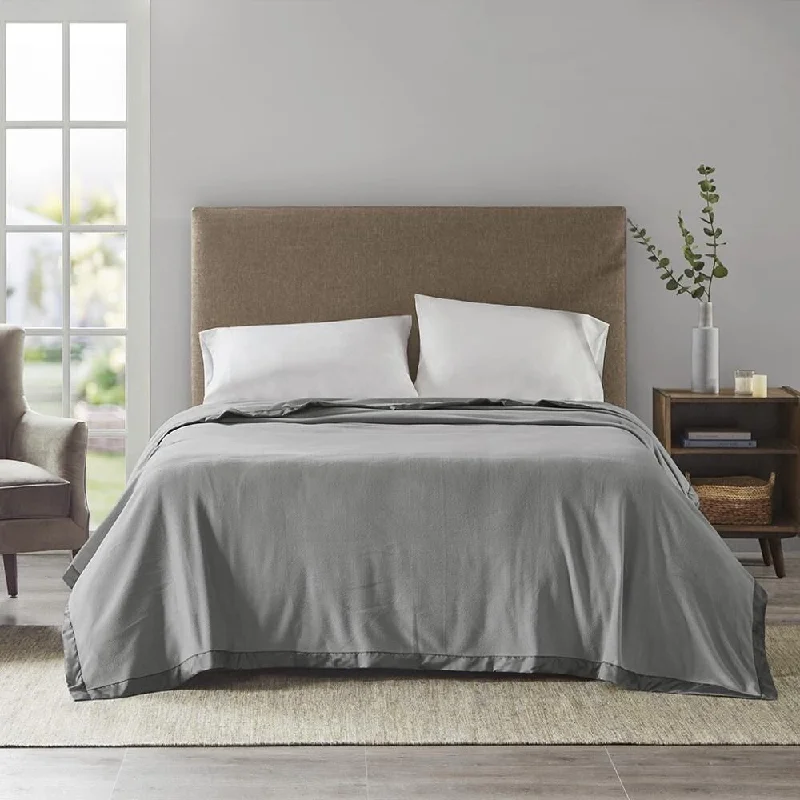 Acrylic blankets for a soft and affordable alternativeTwin Classic Matte Satin Binding Micro Fleece Blanket Grey Acrylic blankets for a soft and affordable alternativeTwin Classic Matte Satin Binding Micro Fleece Blanket Grey